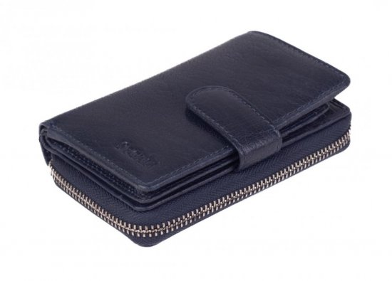 Dámska kožená peňaženka SG-21619 modrá 2
