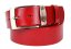 Pánský kožený opasek 234-PR93 červený