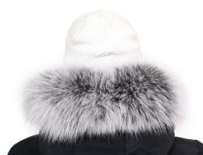 Kožušinový lem na kapucňu - golier líška L 08/28 (46 cm) - krátky lem 1
