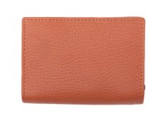Dámska kožená peňaženka SG-27106 B Oranžová 1 Dámska kožená peňaženka SG-27106 B Oranžová 1