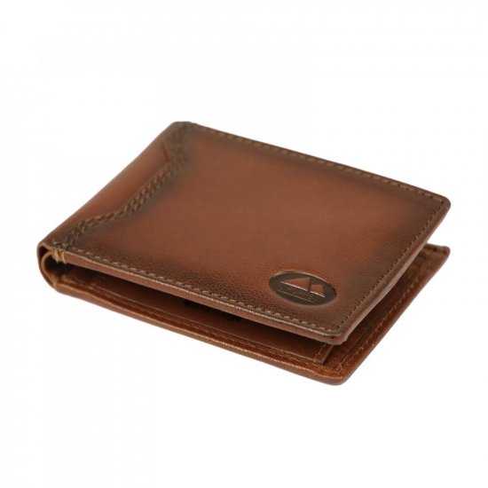 Pánska kožená peňaženka El Forrest 2916/A-29 RFID hnedá (malá) 2