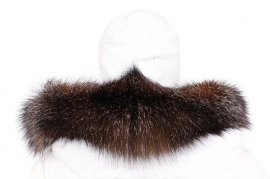 Kožešinový lem na kapuci - límec liška bluefrost wolf LBW 01/3 (70 cm) 3