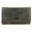 Dámska kožená peňaženka LG - 22163 zelená - pohľad spredu