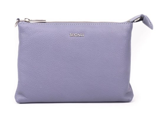 Dámská kožená taška přes rameno SG-A26B lavender