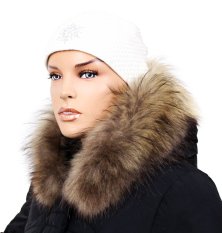 Kožešinový lem na kapuci - límec mývalovec M 44/81 (59 cm) Kožešinový lem na kapuci - límec mývalovec M 44/81 (59 cm)