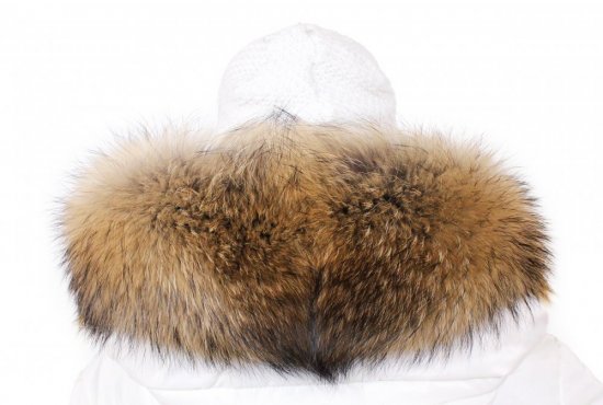 Fur trim on the hood - collared raccoon LM 10/16 (75 cm) 2