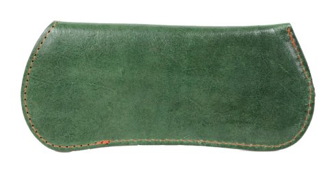 Kožené pouzdro na brýle  SC REN zelené