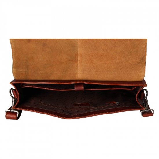 Pánska kožená taška na notebook Blc-221/1724 koňak
