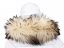 Fur trim on the hood - raccoon collar M 155/8 (70 cm) 2