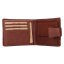 Pánská kožená peněženka s propinkou V-298 hnědá - vnitřní vybavení