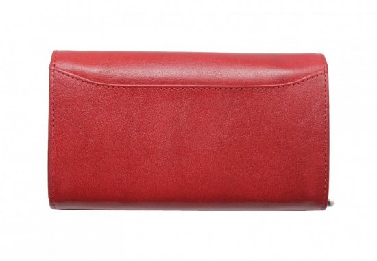 Dámska kožená peňaženka 23741 červená