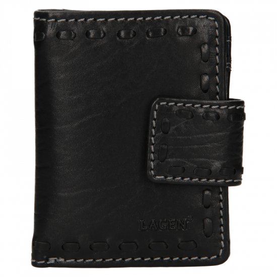 Dámska kožená peňaženka 22094 čierna
