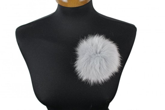 Kožešinová bambule liška safír (11cm)