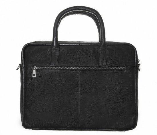Pánská kožená taška SG-27009 černá - zadní pohled