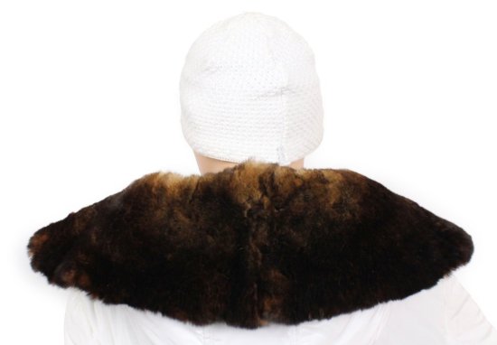 Kožešinový límec králík kastorex K 05 2