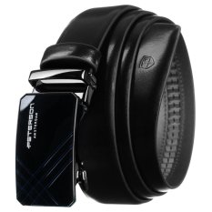 Pánský kožený opasek PETERSON PTN 2A014 černý