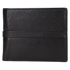 Pánska kožená peňaženka 212520 A čierna