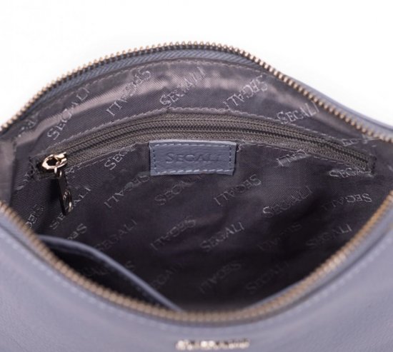 Dámska kožená taška cez rameno SG-A26B lavender 4
