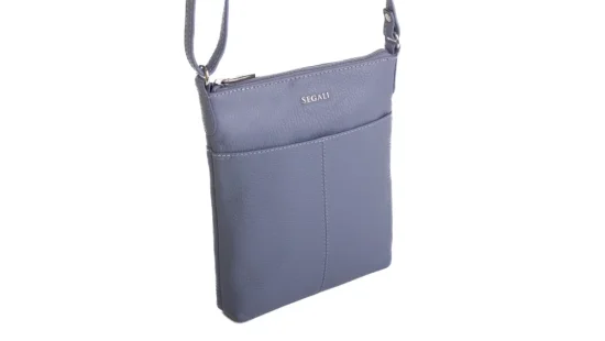 Dámská kožená taška přes rameno SG-27001 lavender
