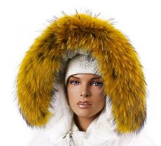 Kožešinový lem na kapuci - límec mývalovec M 119/6 (60 cm)