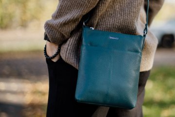 Dámské kožené kabelky crossbody