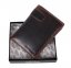 Pánska kožená peňaženka D-2306 RFID hnedá 6