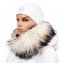 Fur trim on the hood - raccoon collar M 155/9 (60 cm)