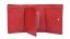 Dámska kožená peňaženka SG-27020 červeno-čierna