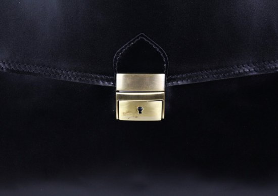 Kožená aktovka Pepe černá - vada