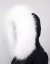 Fur trim on the hood - snow-white raccoon collar M 142/18 (70 cm) 2
