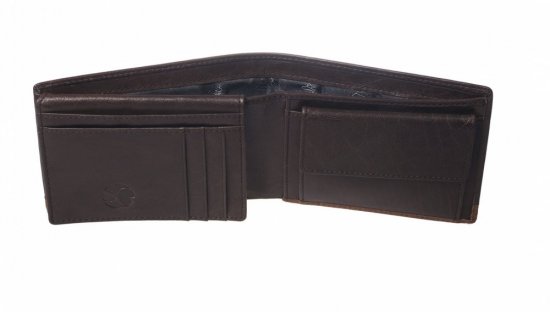 Pánská kožená peněženka W-281043 hnědá/TAN
