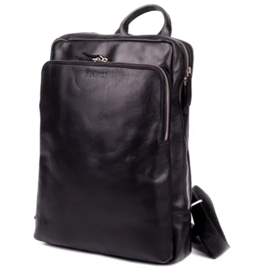 Kožený batoh UNISEX 2106 černý