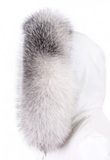 Fur trim on the hood - fox collar bluefrost white LB 21/20 (70 cm) 3