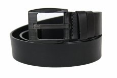 Pánský kožený opasek Black Hand 2091-98 černý Pánský kožený opasek Black Hand 2091-98 černý