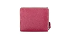 Dámska kožená peňaženka SG-27544B Viva Magenta/Cameo Rose 01