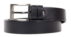 Pánsky spoločenský kožený opasok 230-100-60 čierny