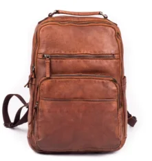 Kožený batoh UNISEX 229411 koňak