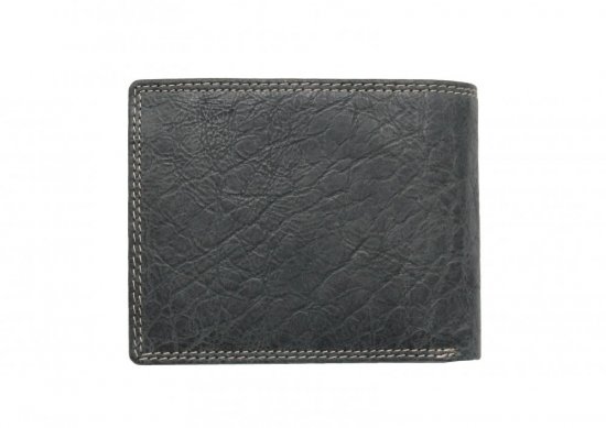 Pánská kožená peněženka SG-21301/K černo šedá