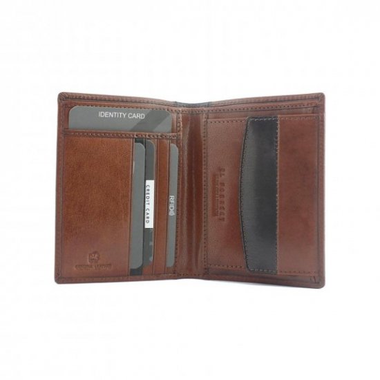 Pánska kožená peňaženka El Forrest 2546-21 RFID hnedá 3