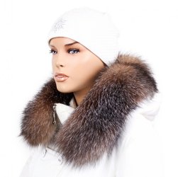 Kožešinový lem na kapuci - límec liška bluefrost wolf LBW 01 (70 cm)