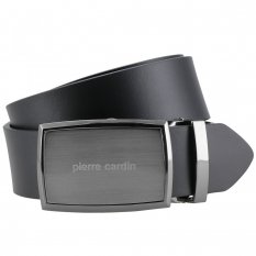 Pánský kožený opasek Pierre Cardin 21070016 černý