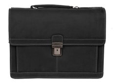 Pánská kožená aktovka LG-21881/H černá 