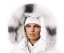Kožešinový lem na kapuci - límec liška bluefrost white LB 21/13 (66 cm) 1