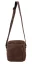 Pánská kožená taška přes rameno 23322 hnědá - nastavitelný ramenní popruh
