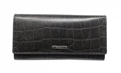 Dámska kožená peňaženka SG-27011 čierna