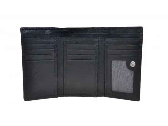 Dámska kožená peňaženka SG-27074 čierna - vnútorná výbava
