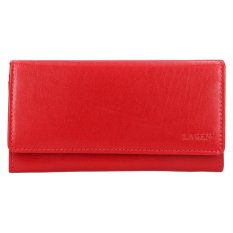 Dámská kožená peněženka V-262/B červená