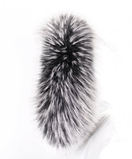 Kožešinový lem na kapuci - límec mývalovec snowtop MX 36/5 (75 cm) 1
