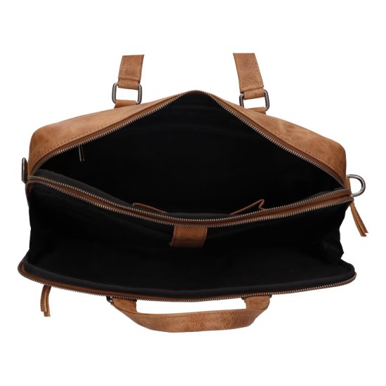 Pánská kožená aktovka LG-25007 camel - vnitřní vybavení