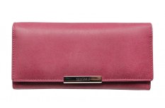 Dámska kožená peňaženka SG-27066 fucsia